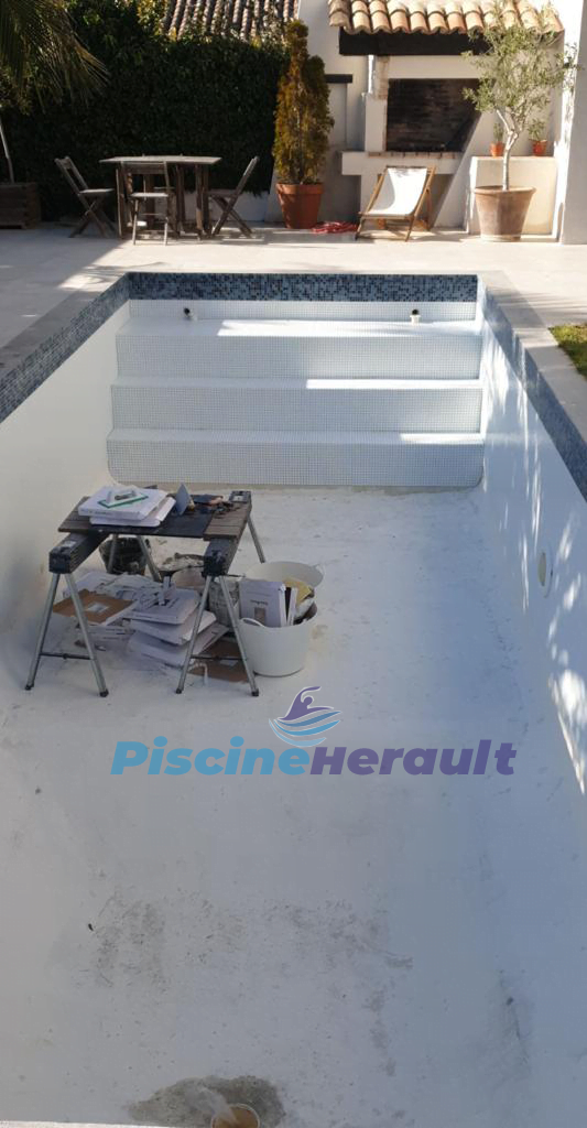 Chantier Piscine Hérault — rénovation, vue 7