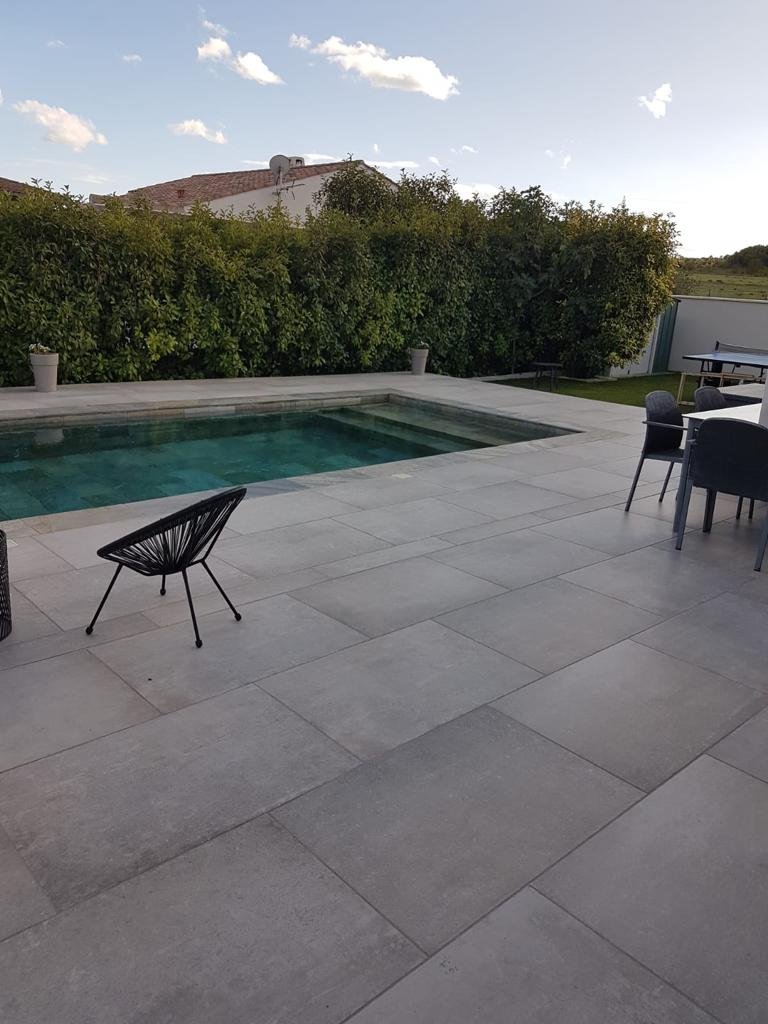 Chantier Piscine Hérault — construction béton, vue 30