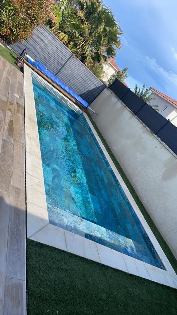 Chantier Piscine Hérault — construction béton, vue 43