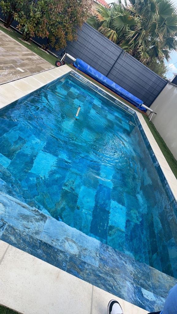 Chantier Piscine Hérault — construction béton, vue 45